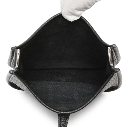 Exclusive Hermes Black Clemence Evelyne TPM — Top View