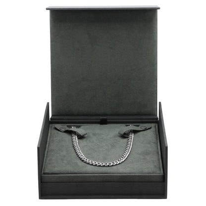 Exclusive David Yurman Sterling Silver Curb Chain Necklace — Detail View