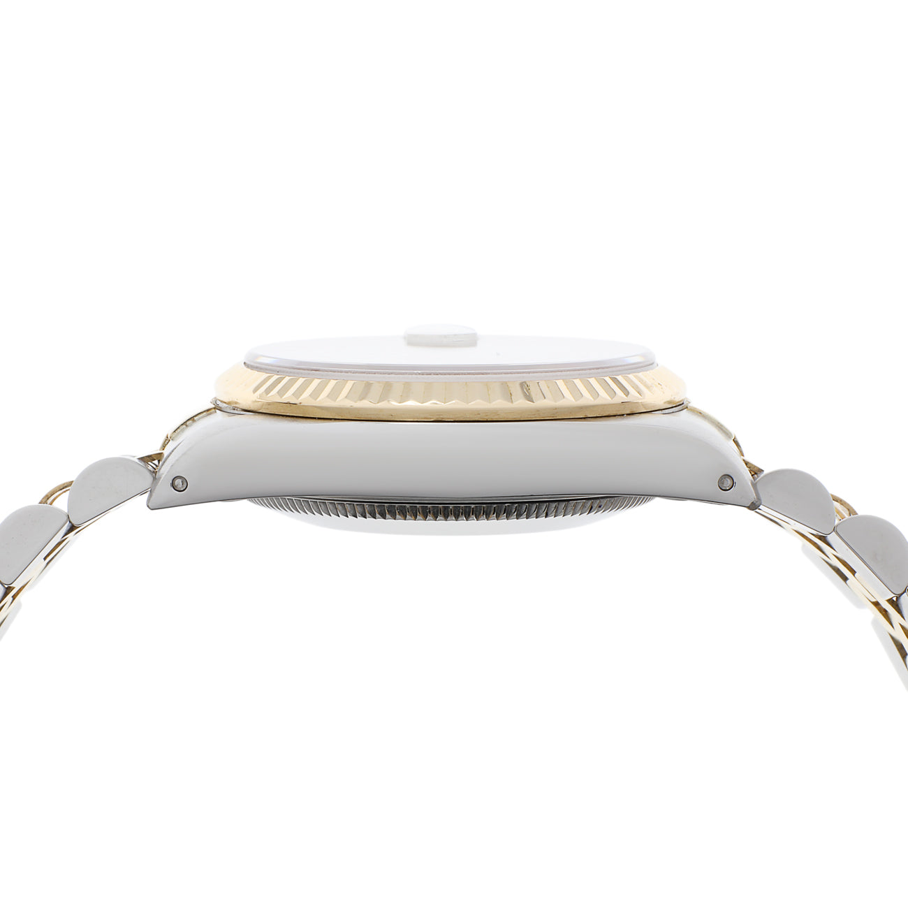 Exclusive Rolex Stainless Steel 18K Yellow Gold Datejust 31 68273 — Back View