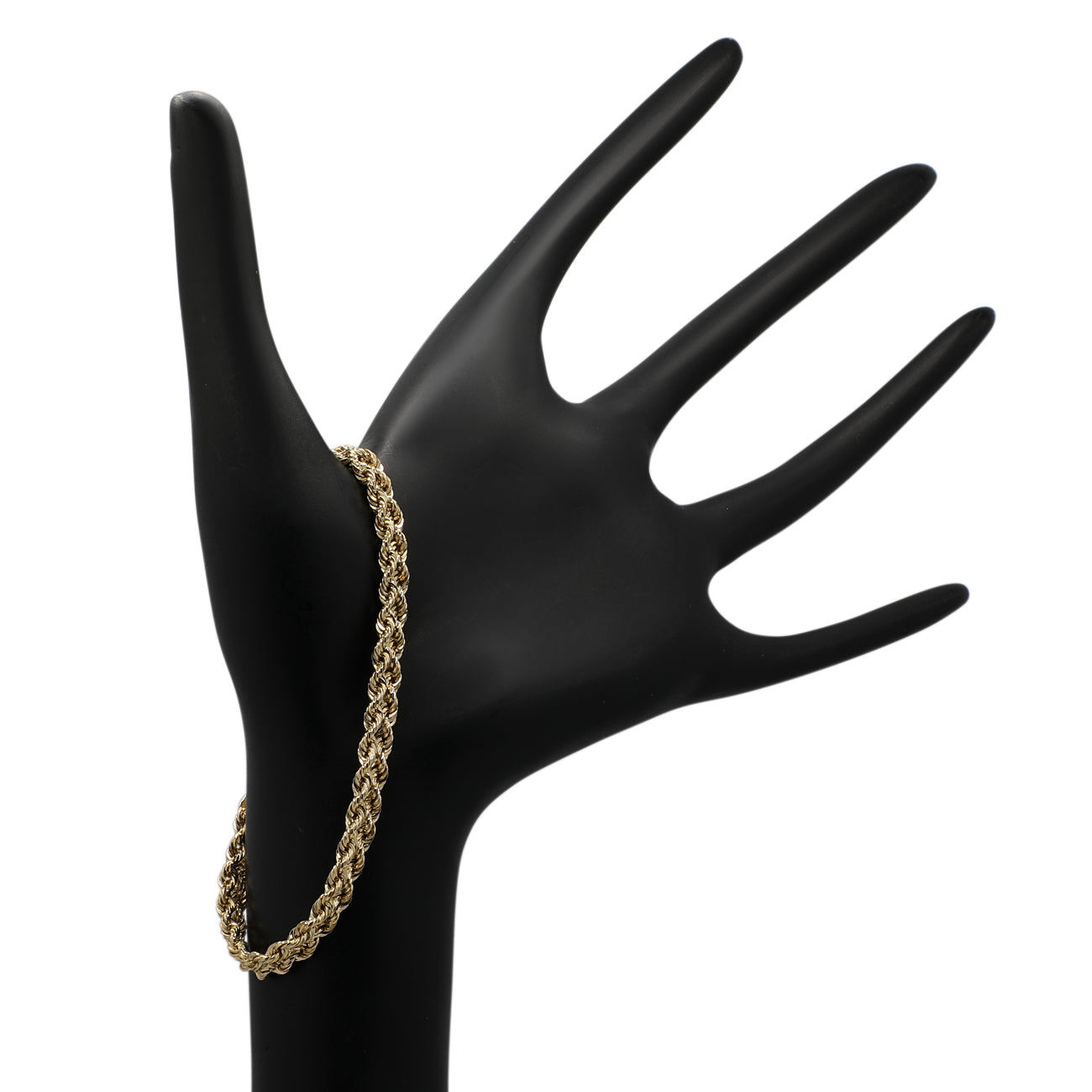 Exclusive 14K Yellow Gold Double Rope Bracelet — Back View