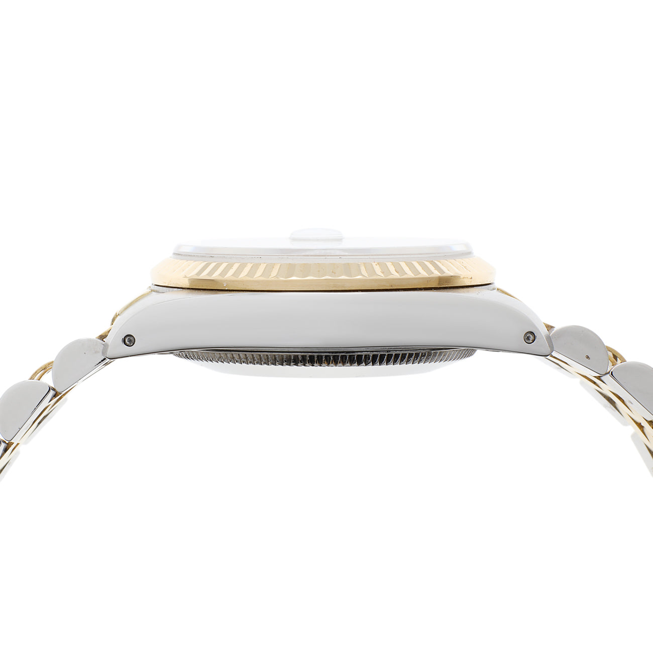 Exclusive Rolex Stainless Steel 18K Yellow Gold Datejust 31 68273 — Back View