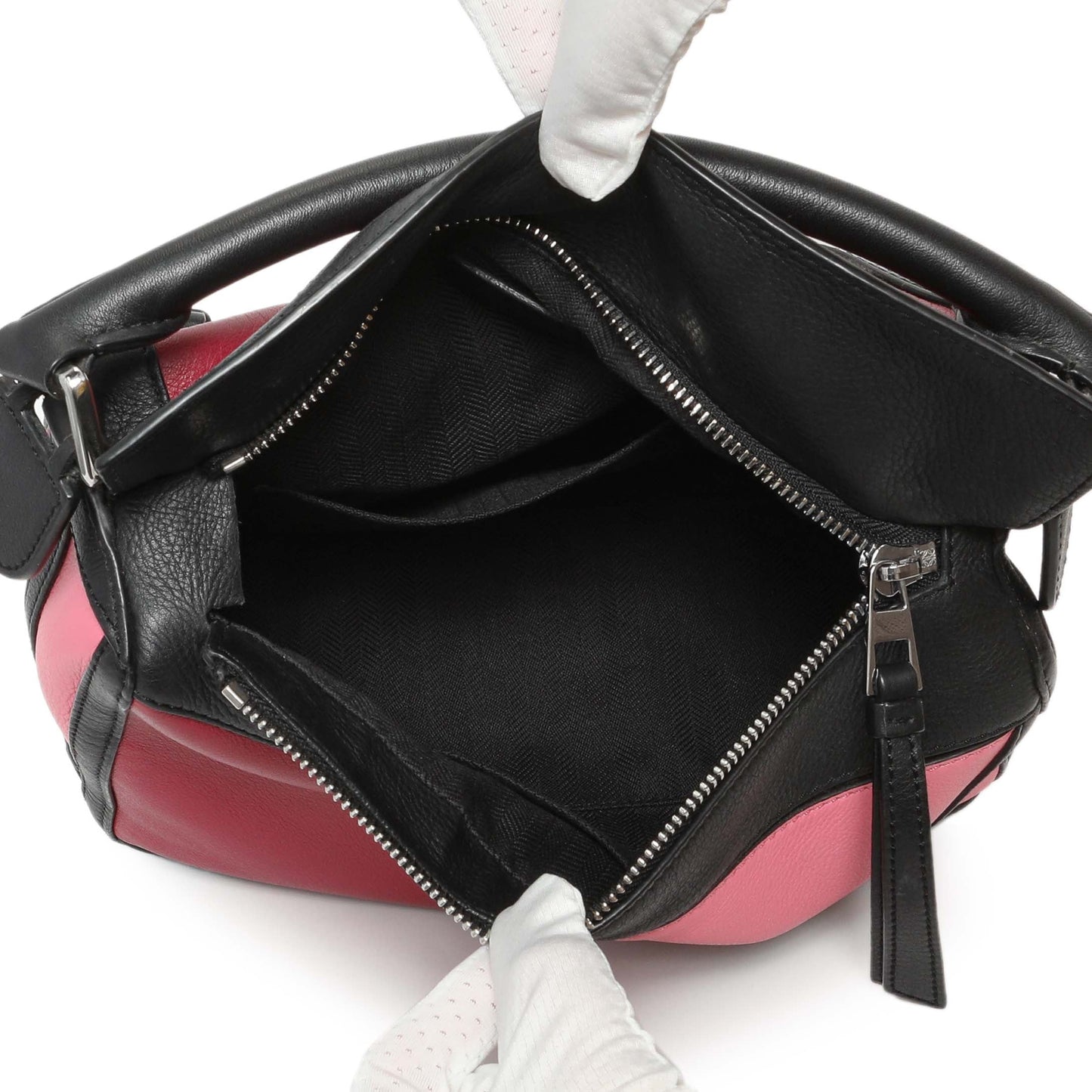 Exclusive Loewe Raspberry Wild Rose Calfskin Small Graphic Puzzle Bag — Alternate View 8