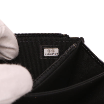 Exclusive Chanel Black Quilted Calfskin Mini Maxi Pearls Wallet On Chain WOC — Alternate View 7