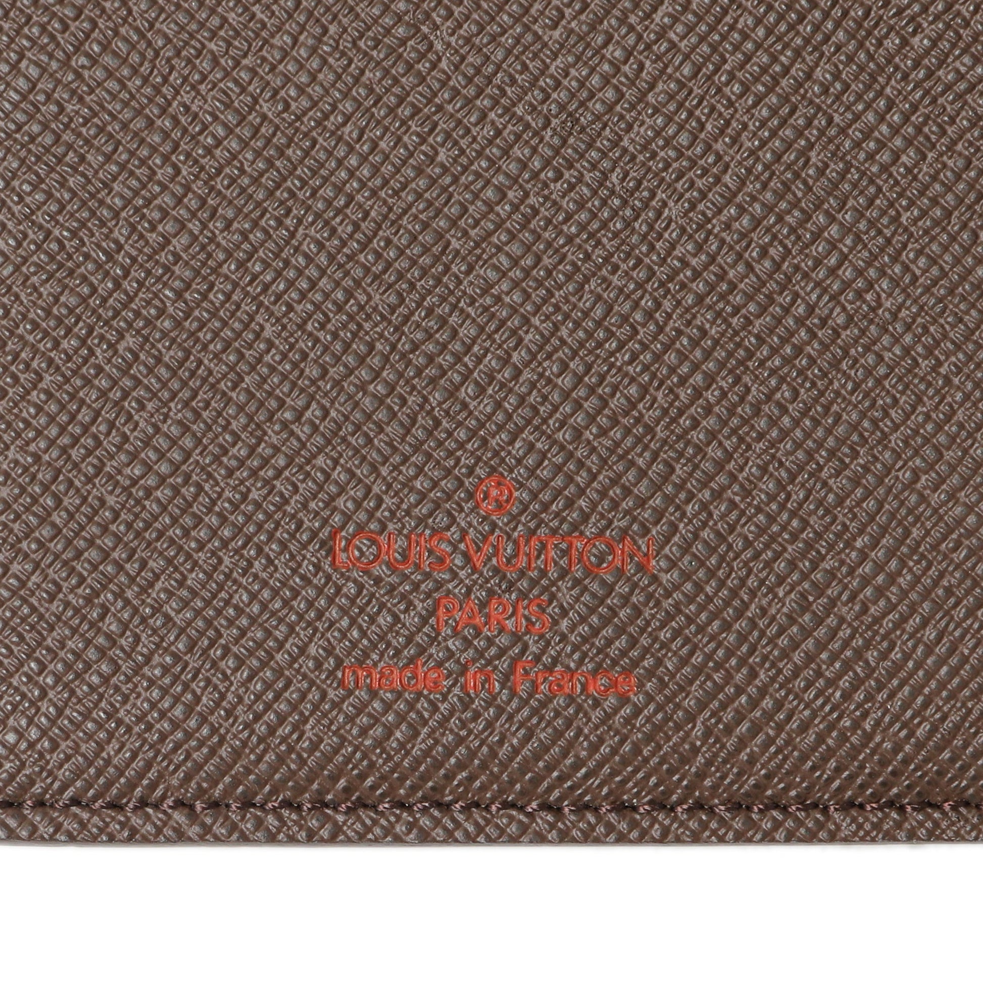 Exclusive Louis Vuitton Damier Ebene Porte-Valeurs Wallet — Detail View