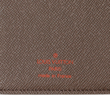Exclusive Louis Vuitton Damier Ebene Porte-Valeurs Wallet — Detail View
