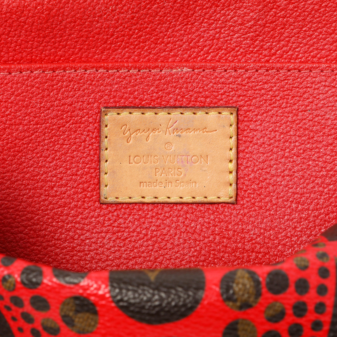 Exclusive Louis Vuitton Yayoi Kusama Monogram Pumpkin Dots Cosmetic Pouch — Alternate View 9