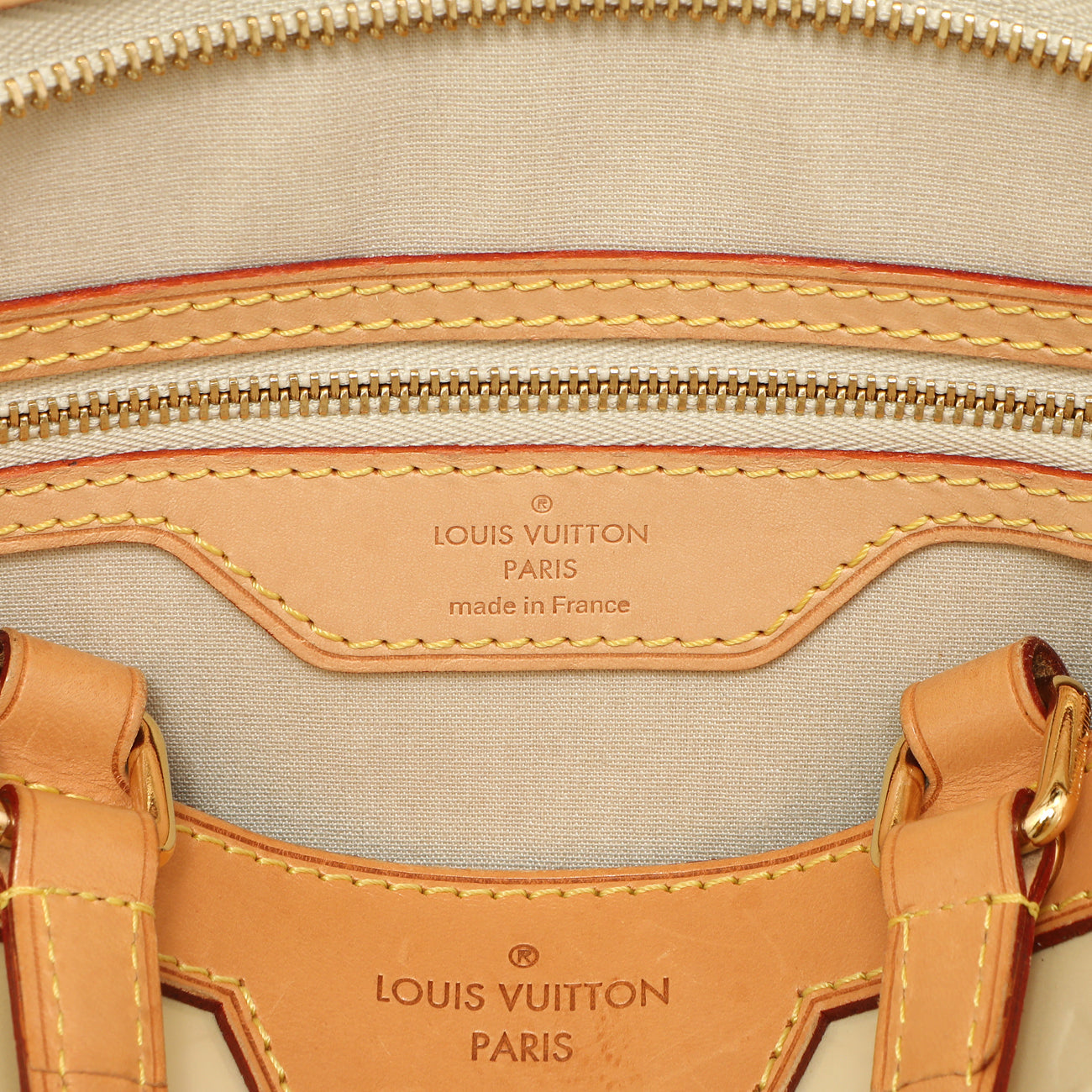Exclusive Louis Vuitton Blanc Corail Vernis Brea MM — Alternate View 9