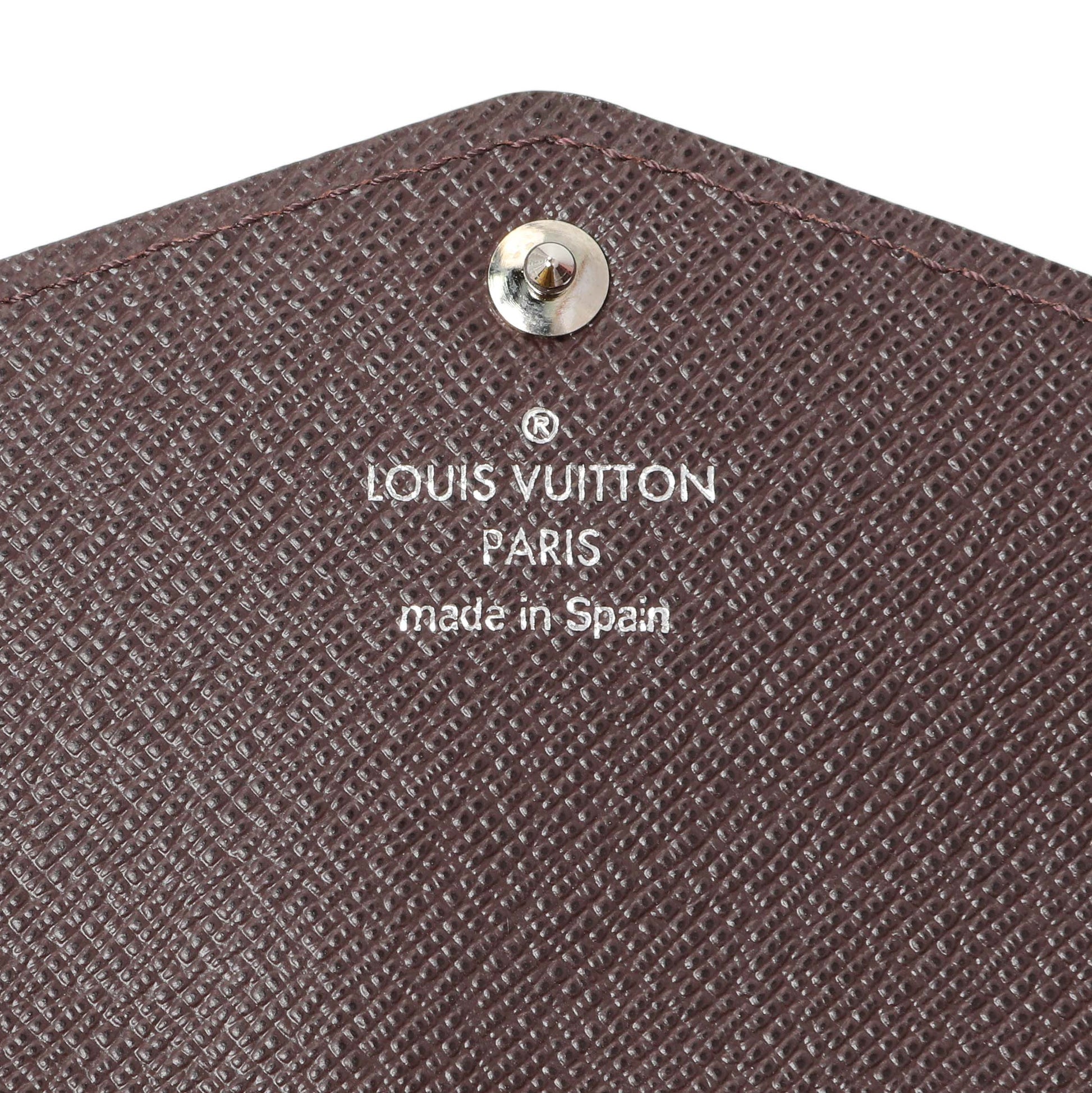 Exclusive Louis Vuitton Citron Cassis Epi Sarah Wallet NM — Detail View