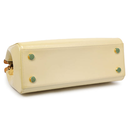 Exclusive Louis Vuitton Blanc Corail Vernis Brea MM — Back View