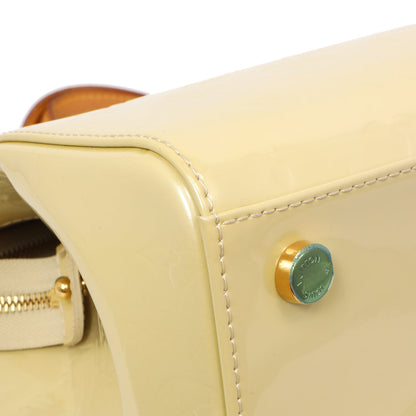 Exclusive Louis Vuitton Blanc Corail Vernis Brea MM — Lifestyle View
