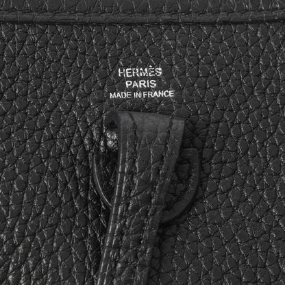 Exclusive Hermes Black Clemence Evelyne TPM — Detail View