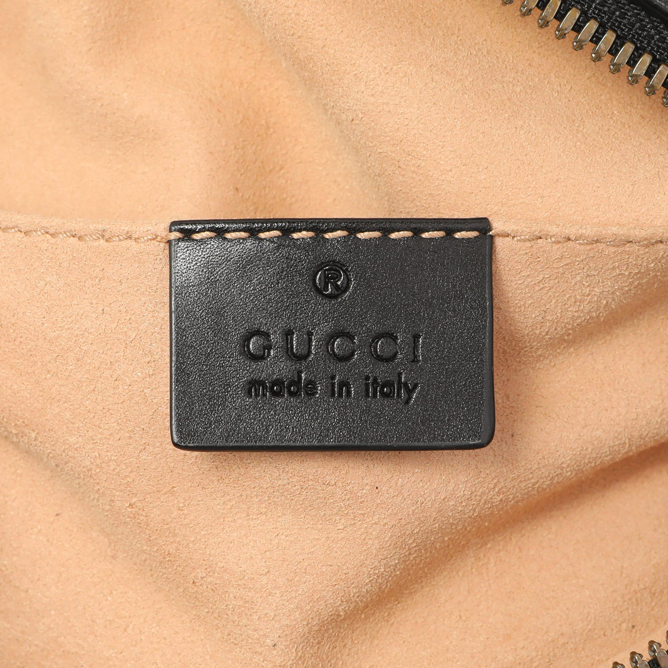 Exclusive Gucci Black Calfskin Matelasse GG Marmont Belt Bag — Alternate View 10