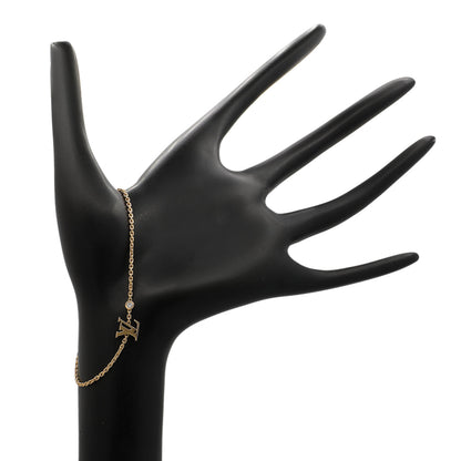 Exclusive Louis Vuitton 18K Yellow Gold Diamond LV Idylle Blossom Bracelet — Back View