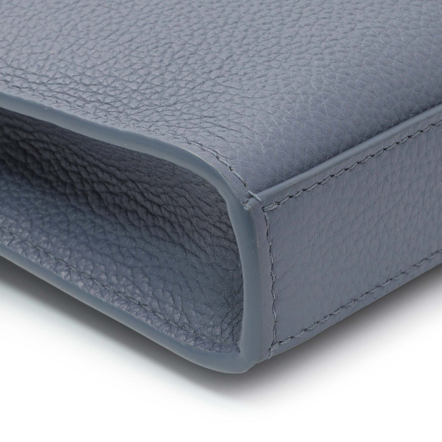 Exclusive Salvatore Ferragamo Blue Twin Pouch with Gancini Buckles — Lifestyle View