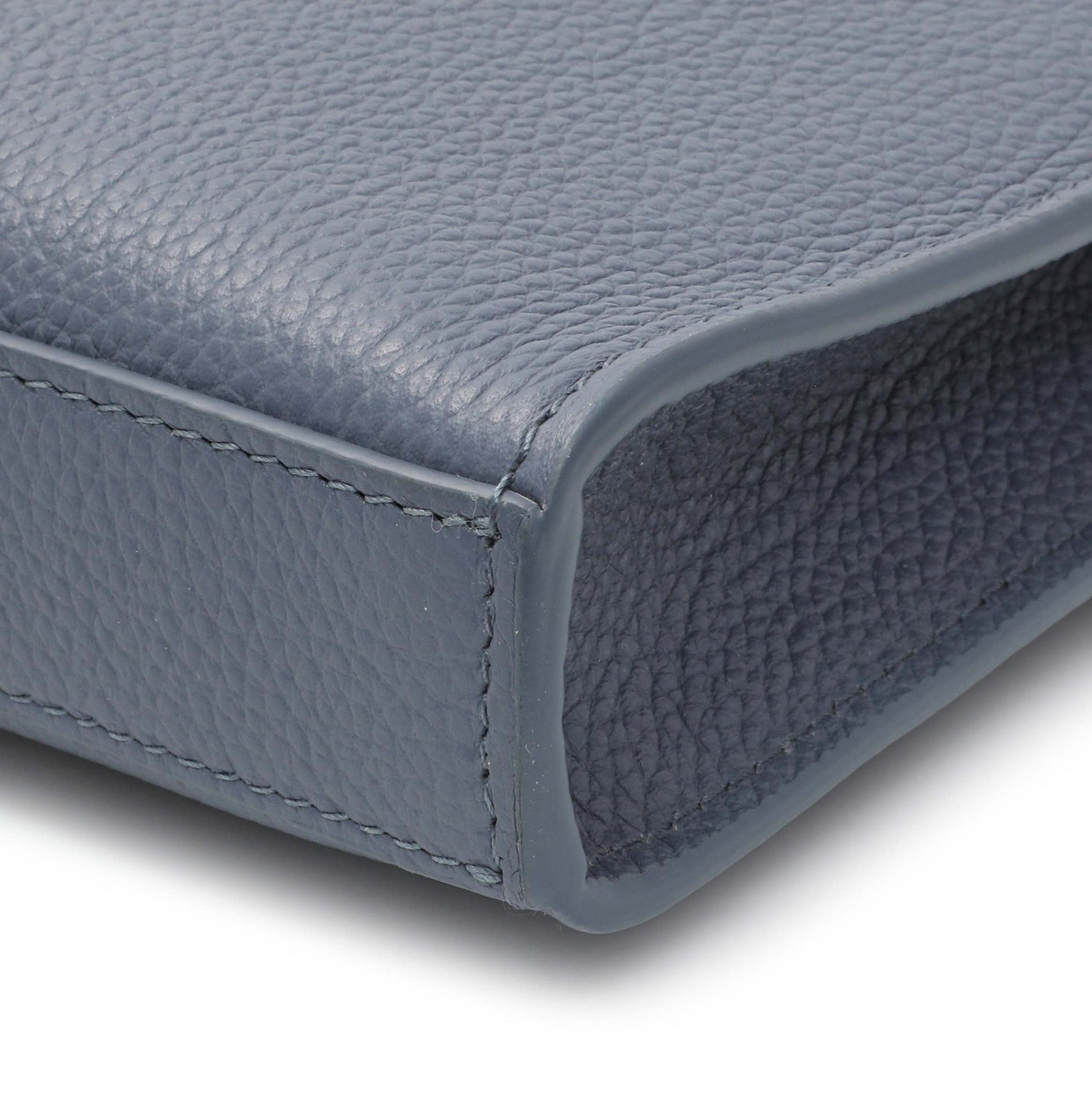 Exclusive Salvatore Ferragamo Blue Twin Pouch with Gancini Buckles — Alternate View 7