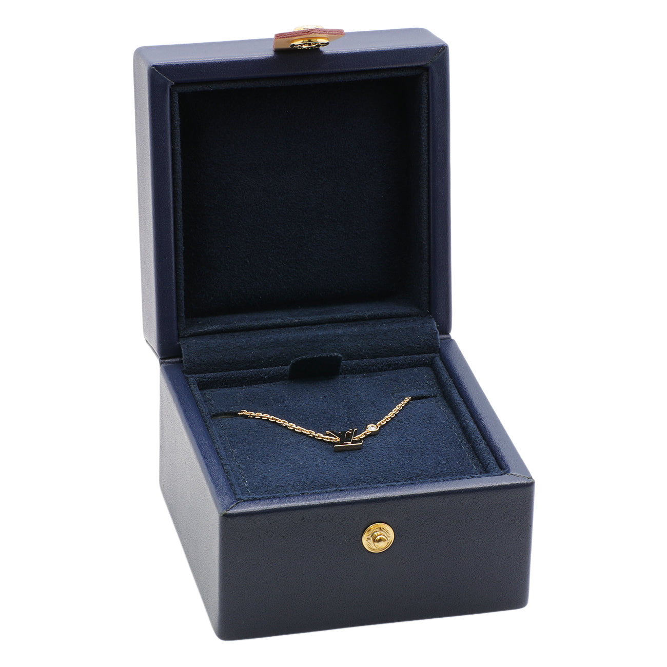 Exclusive Louis Vuitton 18K Yellow Gold Diamond LV Idylle Blossom Bracelet — Top View