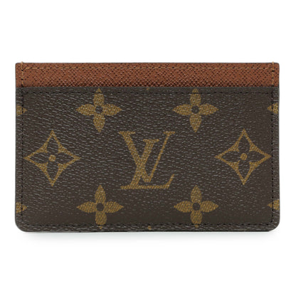 Exclusive Louis Vuitton Monogram Card Holder — Front View