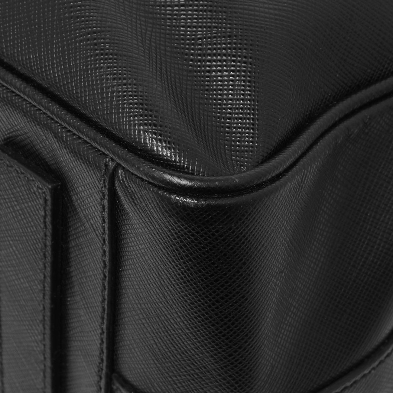 Exclusive Prada Black Saffiano Travel Briefcase — Alternate View 7