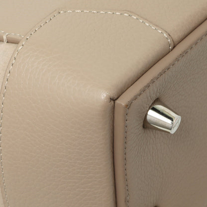 Exclusive Christian Louboutin Taupe Calfskin Suede Small Eloise Tote — Lifestyle View
