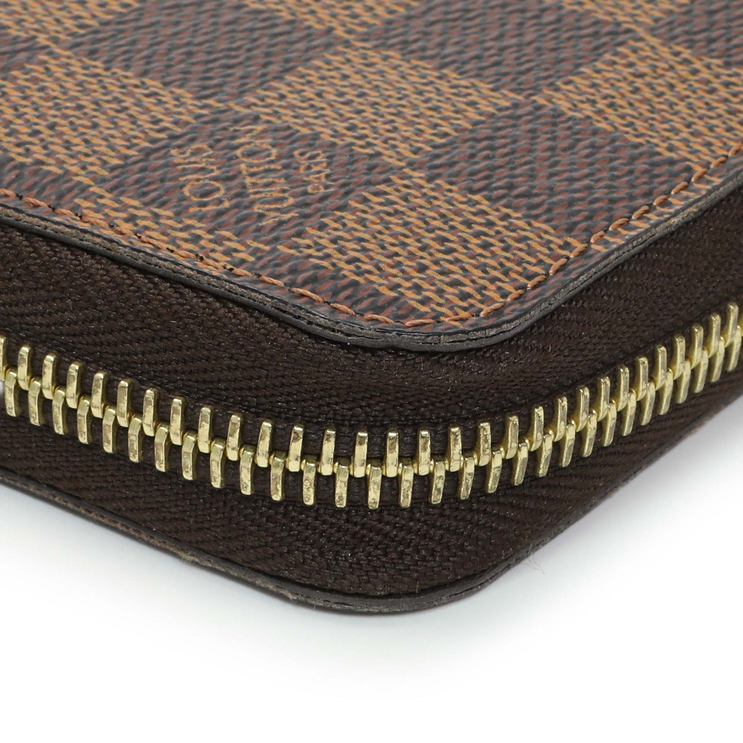 Exclusive Louis Vuitton Damier Ebene Zippy Long Wallet — Lifestyle View
