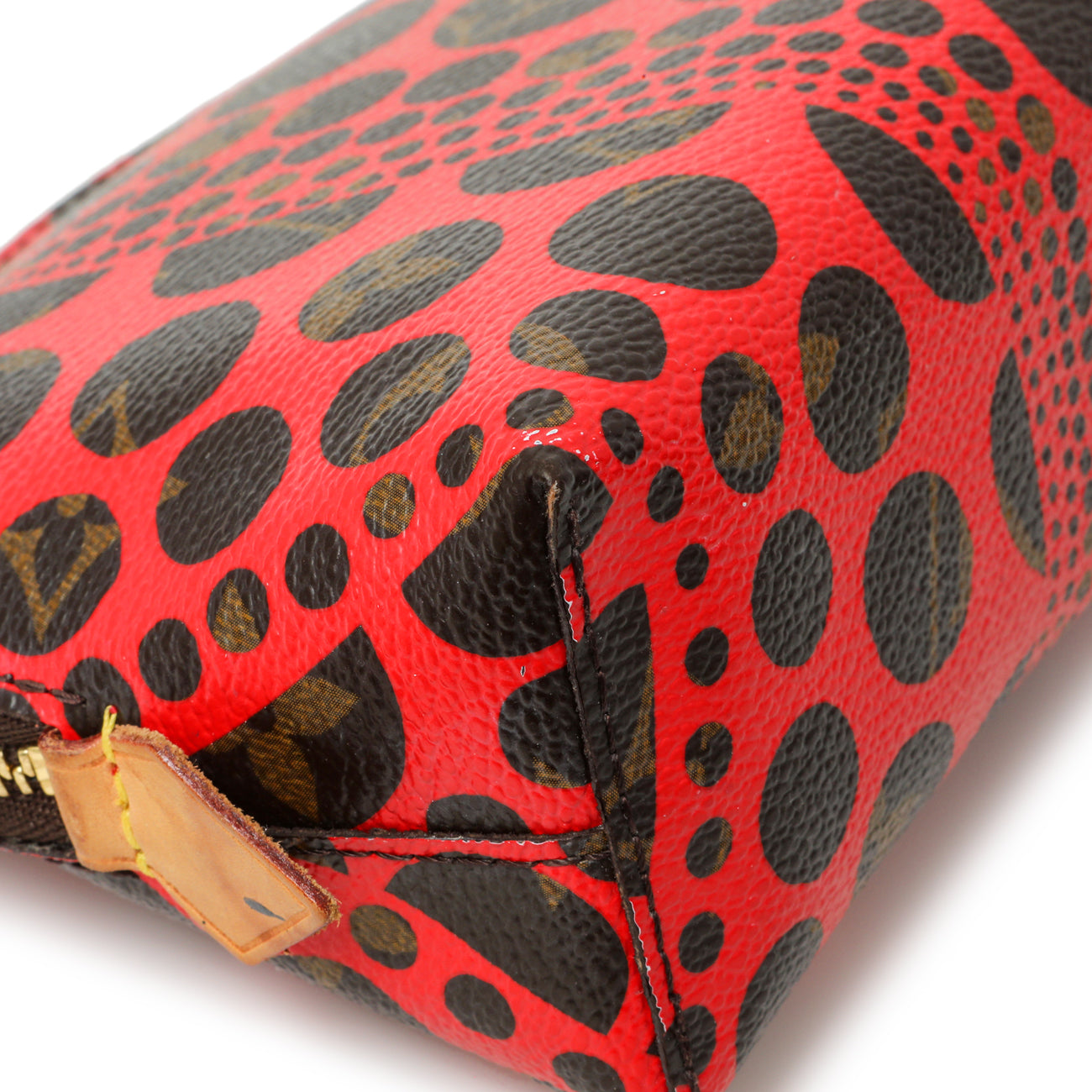 Exclusive Louis Vuitton Yayoi Kusama Monogram Pumpkin Dots Cosmetic Pouch — Lifestyle View