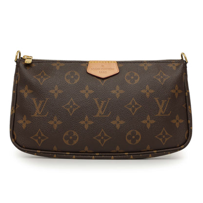Exclusive Louis Vuttion Monogram Khaki Multi Pochette Accessories — Side View