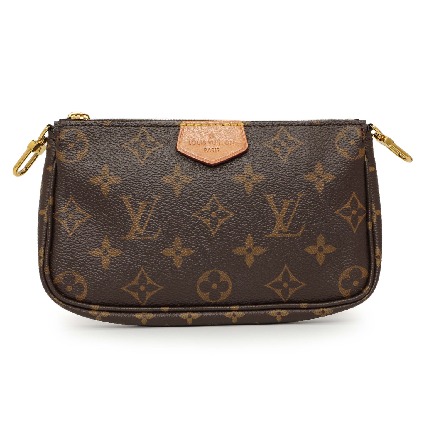 Exclusive Louis Vuttion Monogram Khaki Multi Pochette Accessories — Detail View