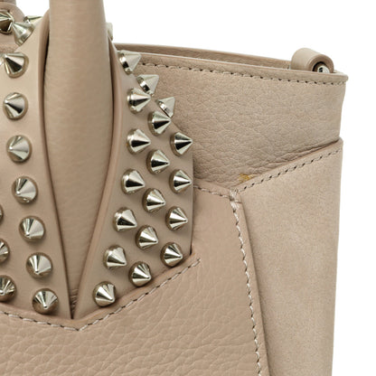 Exclusive Christian Louboutin Taupe Calfskin Suede Small Eloise Tote — Alternate View 10