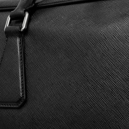 Exclusive Prada Black Saffiano Travel Briefcase — Alternate View 10