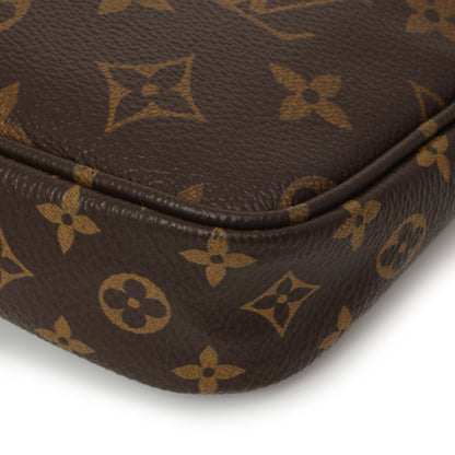 Exclusive Louis Vuttion Monogram Khaki Multi Pochette Accessories — Alternate View 18