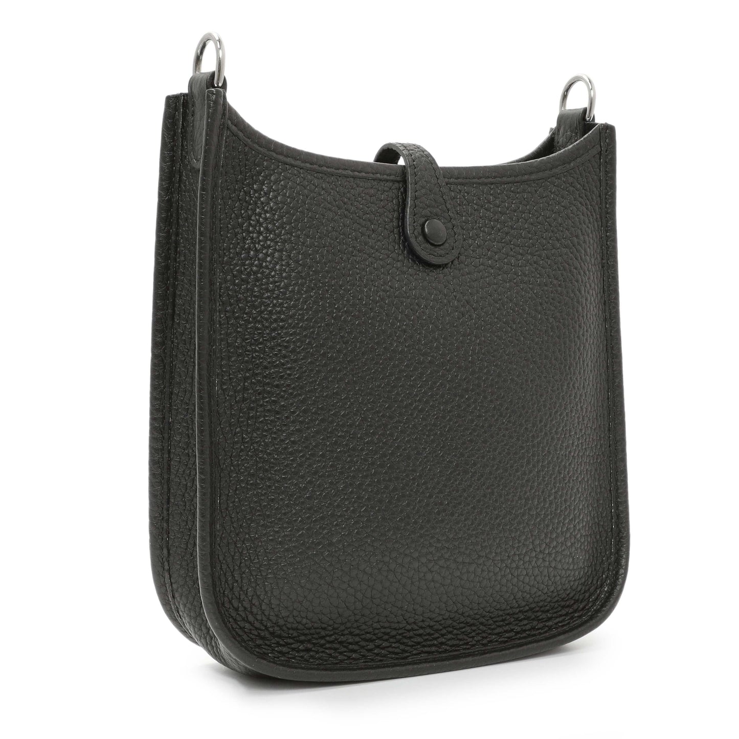 Exclusive Hermes Black Clemence Evelyne TPM — Side View