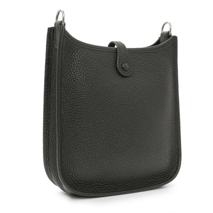 Exclusive Hermes Black Clemence Evelyne TPM — Side View