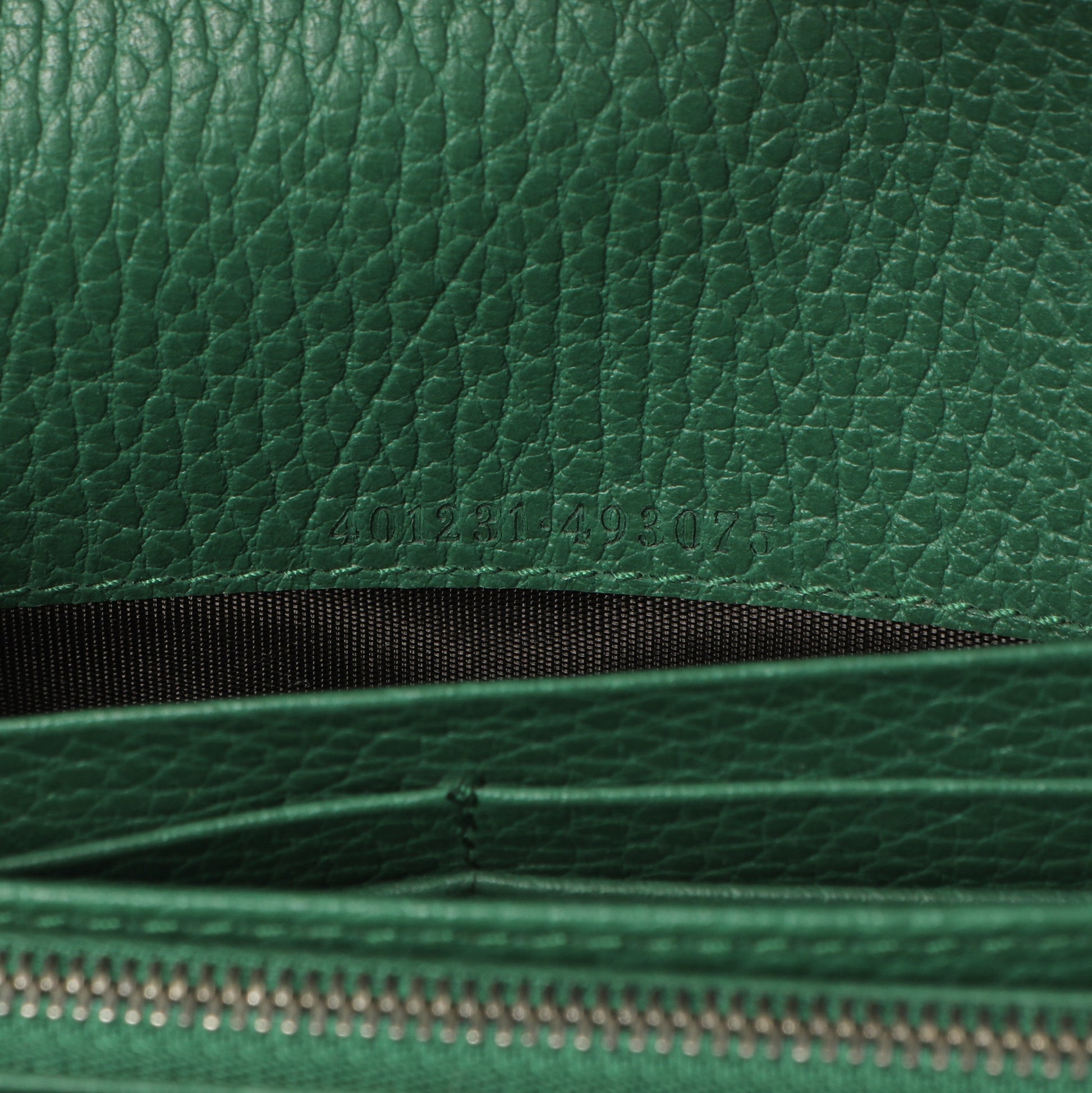 Exclusive Gucci Emerald Calfskin Mini Dionysus Chain Wallet — Alternate View 10