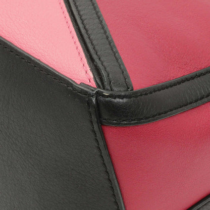 Exclusive Loewe Raspberry Wild Rose Calfskin Small Graphic Puzzle Bag — Alternate View 7