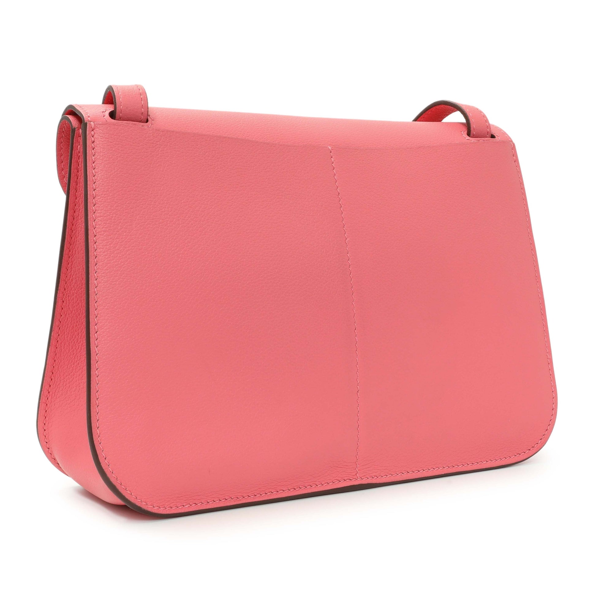 Exclusive Hermes Rose Azalee Evercolor Halzan 25 — Side View