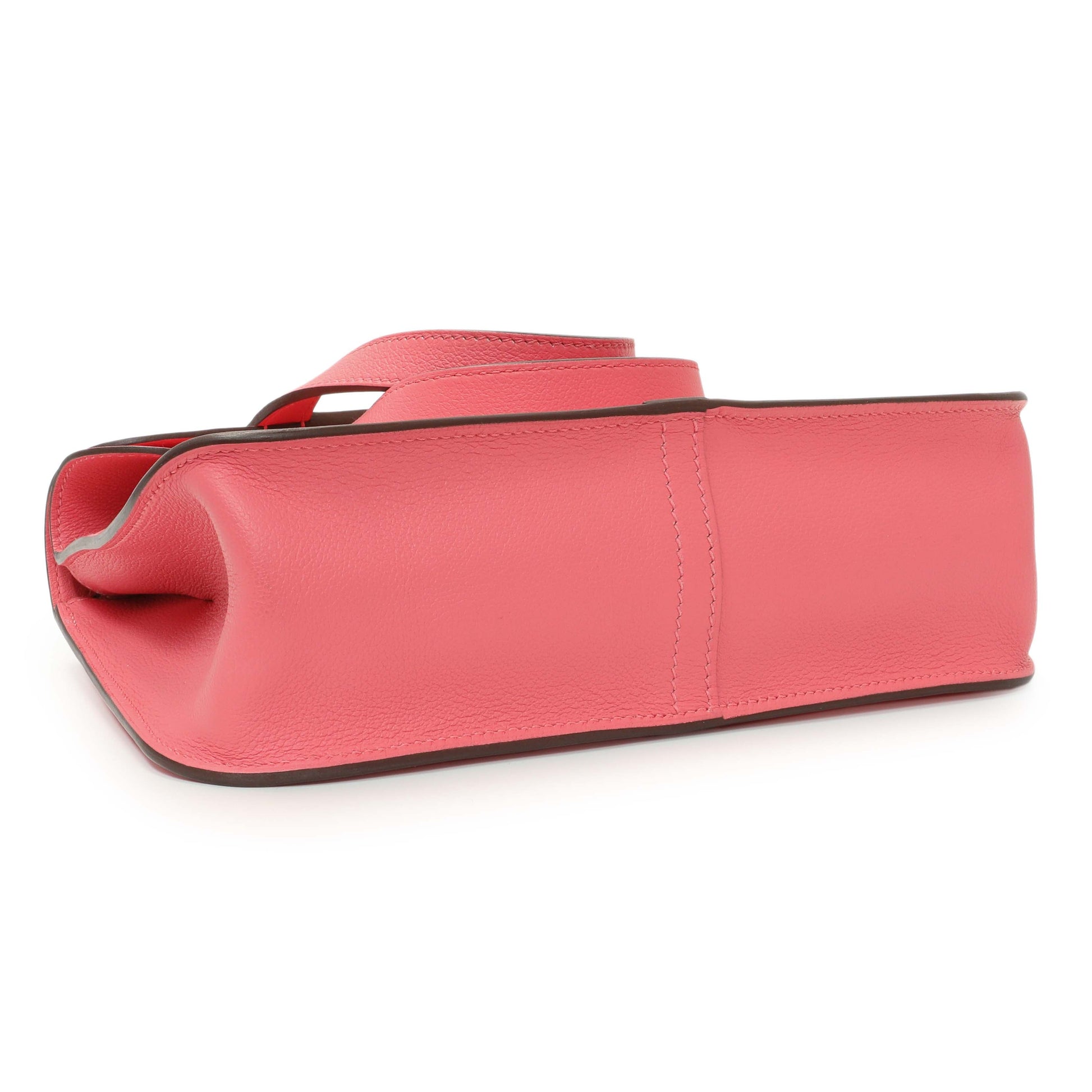 Exclusive Hermes Rose Azalee Evercolor Halzan 25 — Back View