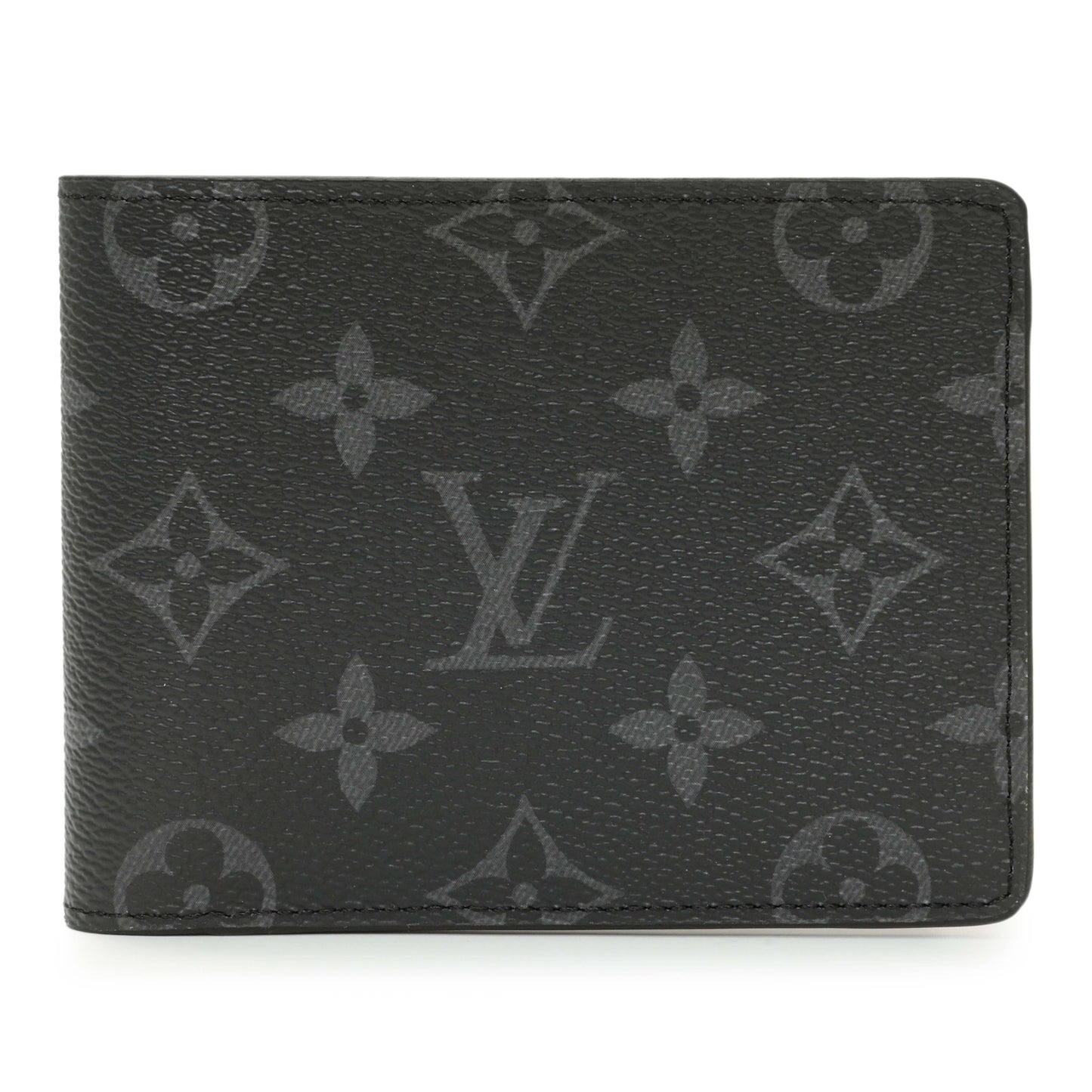 Exclusive Louis Vuitton Monogram Eclipse Multiple Wallet — Front View