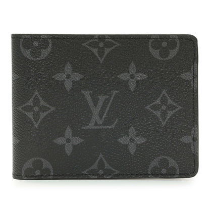 Exclusive Louis Vuitton Monogram Eclipse Multiple Wallet — Front View
