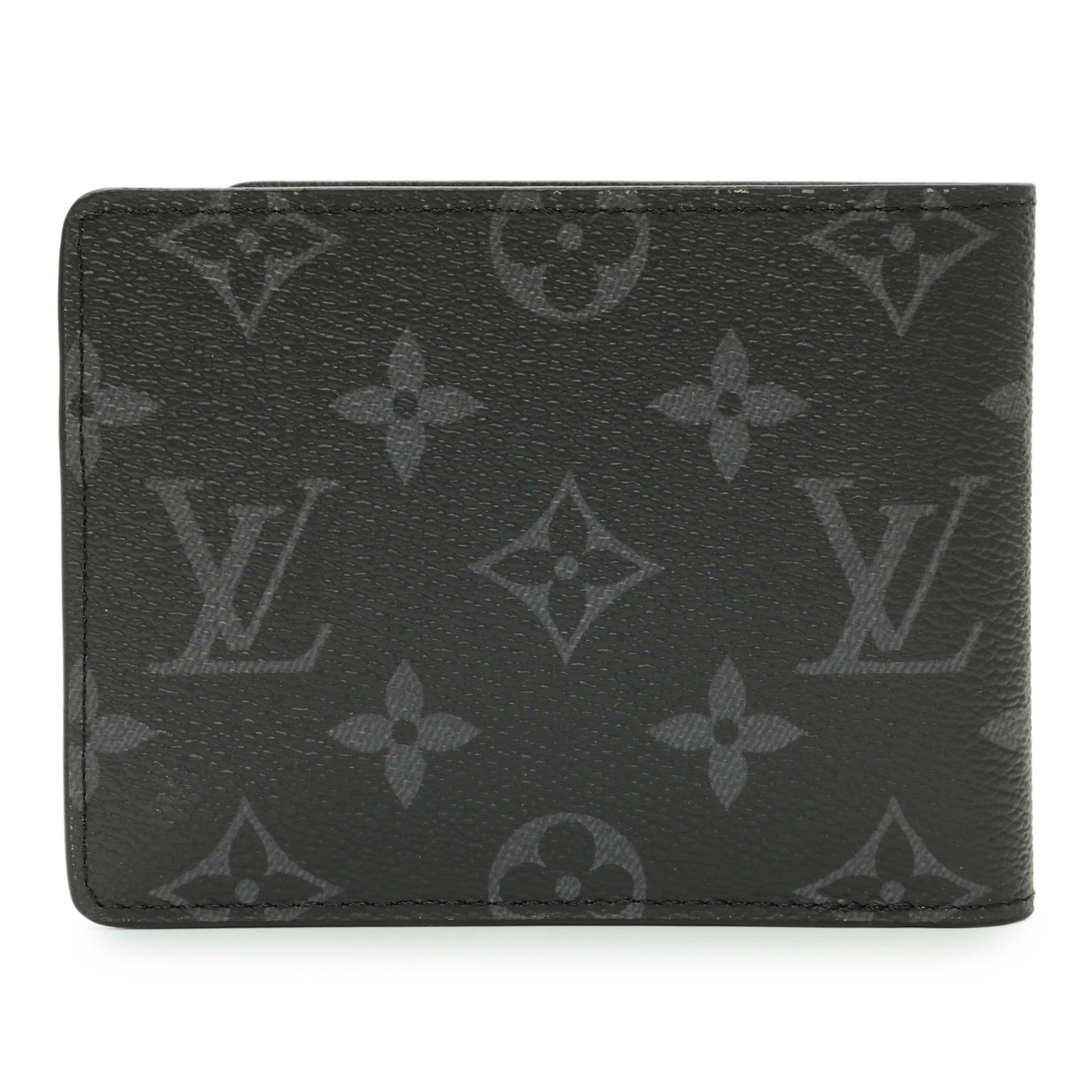 Exclusive Louis Vuitton Monogram Eclipse Multiple Wallet — Side View