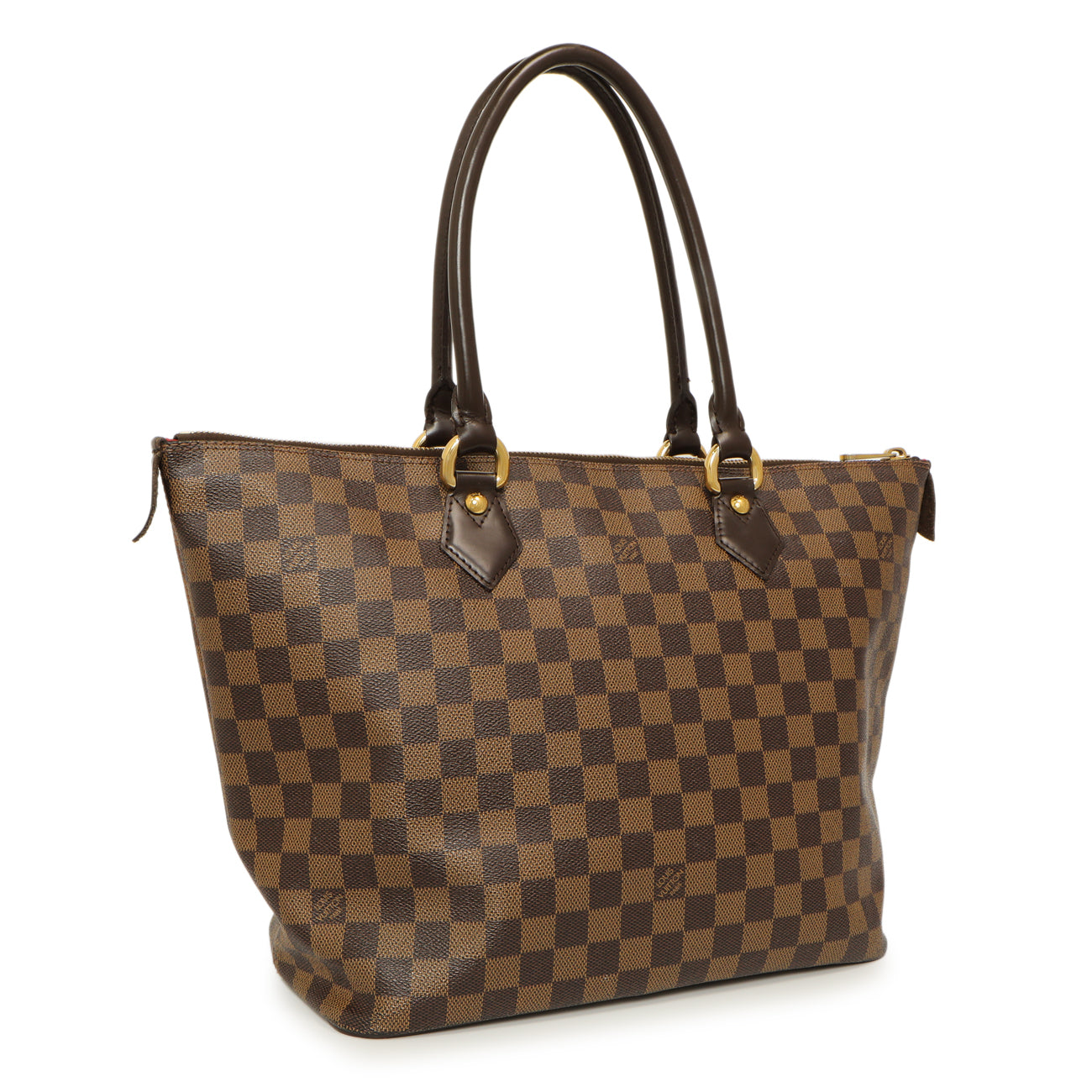 Exclusive Louis Vuitton Damier Ebene Saleya MM — Side View