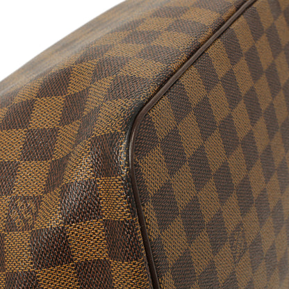 Exclusive Louis Vuitton Damier Ebene Saleya MM — Top View