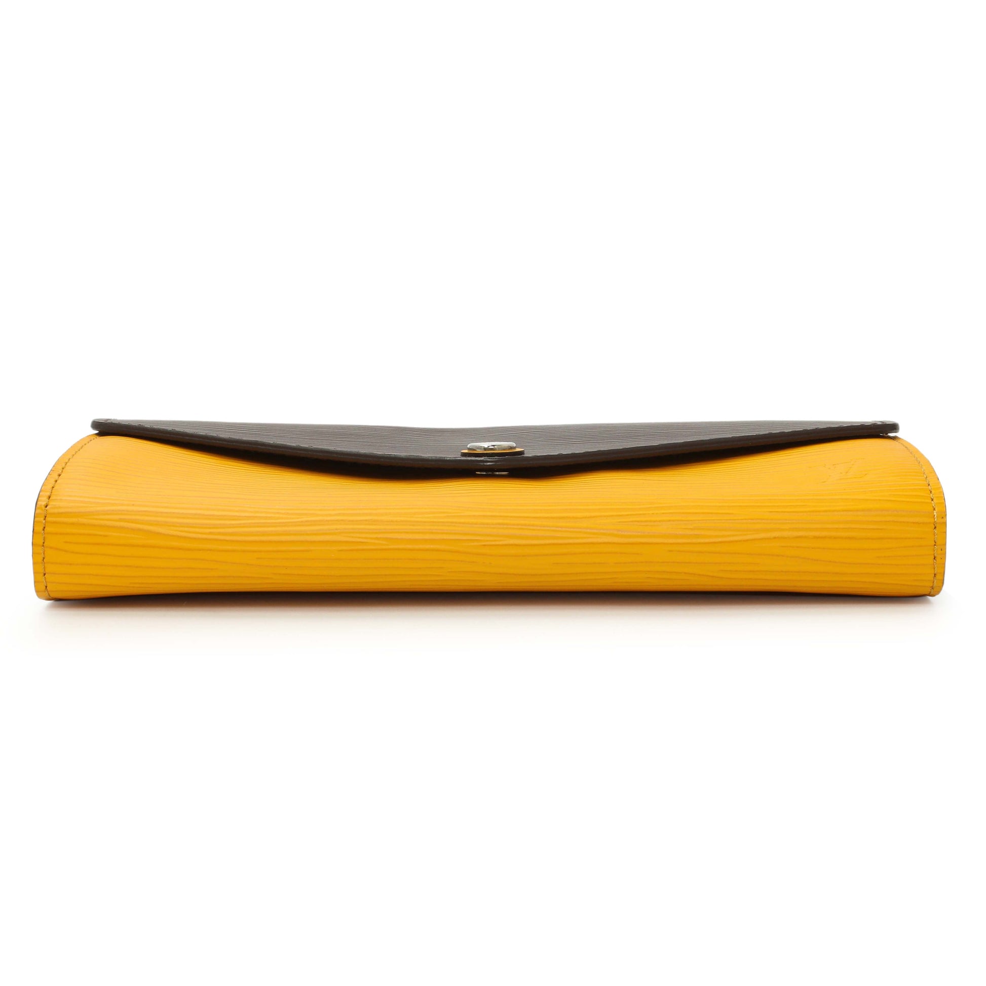 Exclusive Louis Vuitton Citron Cassis Epi Sarah Wallet NM — Back View