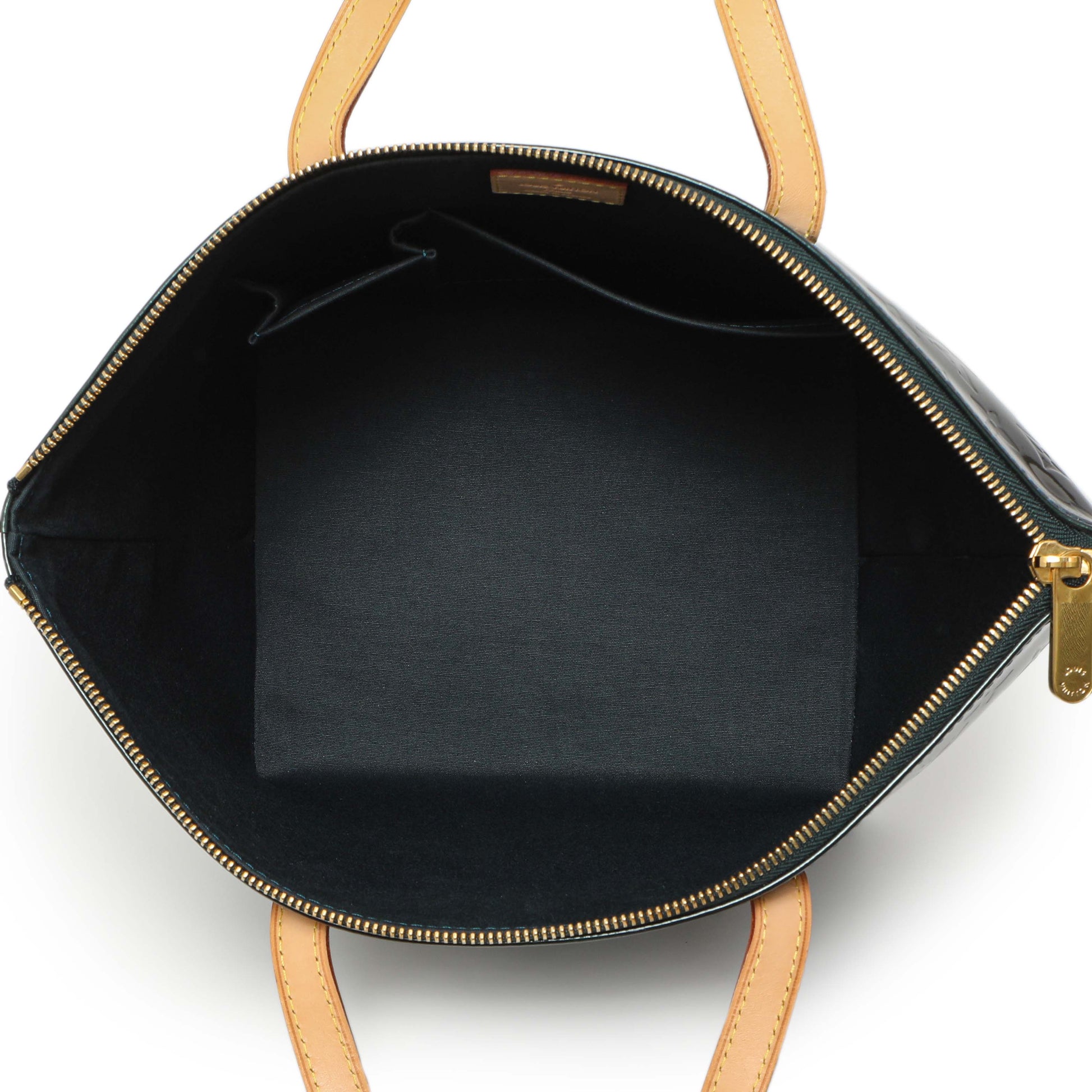 Exclusive Louis Vuitton Bleu Nuit Vernis Bellevue PM — Top View