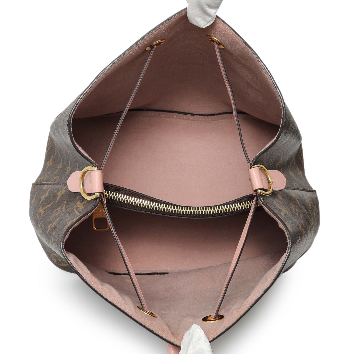 Exclusive Louis Vuitton Rose Poudre Monogram Neonoe MM — Alternate View 8