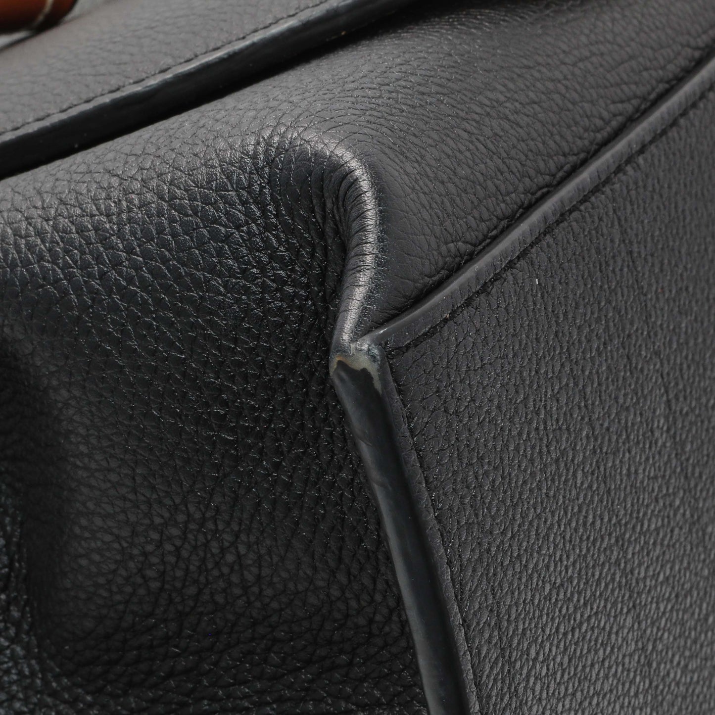 Exclusive Loewe Black Calfskin Small Gate Tote — Top View