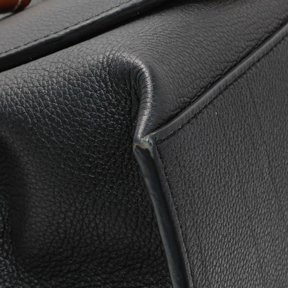 Exclusive Loewe Black Calfskin Small Gate Tote — Top View