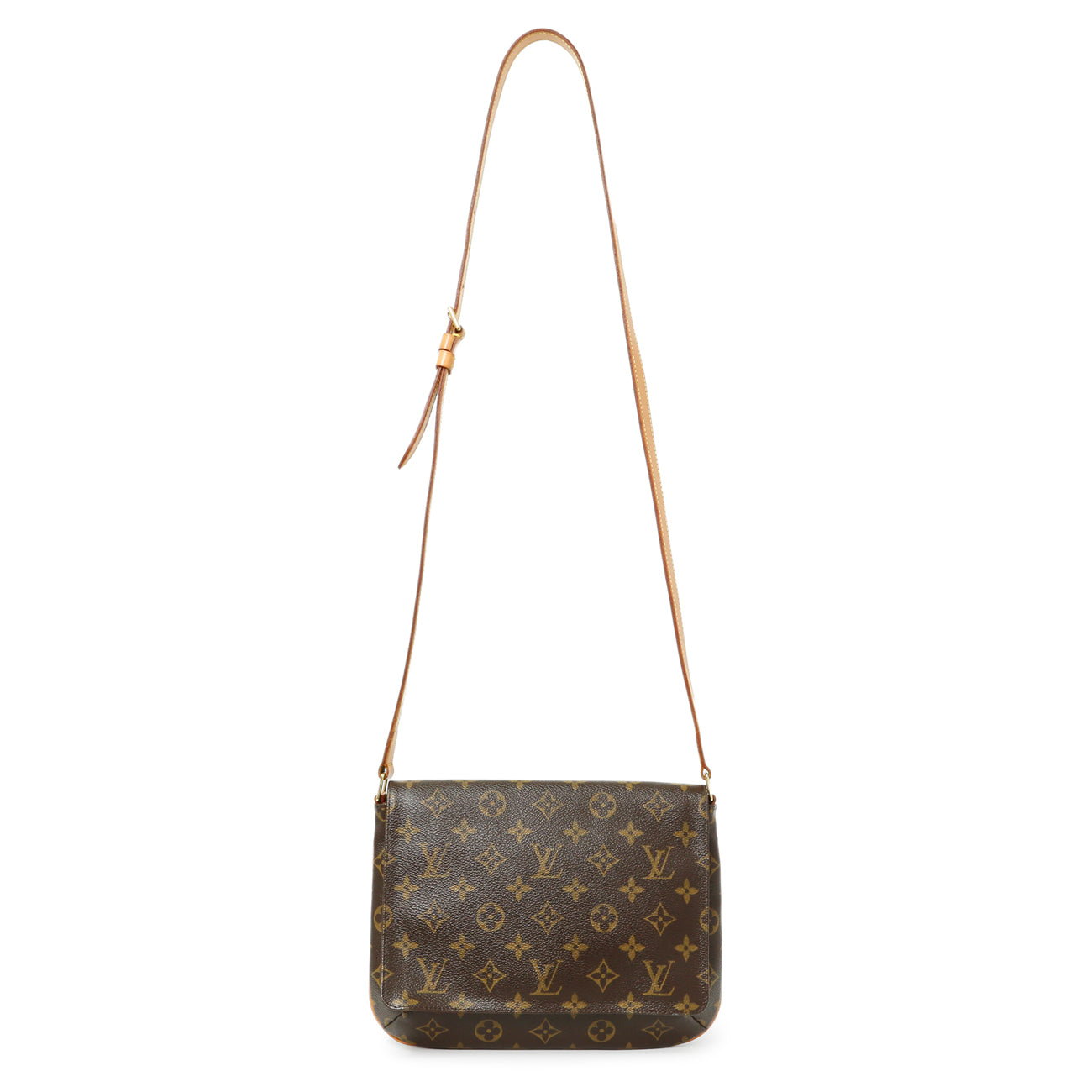Exclusive Louis Vuitton Monogram Musette Tango — Front View