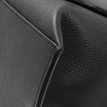 Exclusive Loewe Black Calfskin Small Gate Tote — Detail View