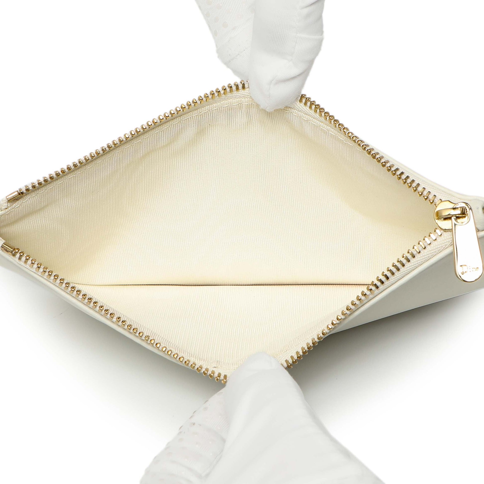 Exclusive Christian Dior Lambskin Cannage DiorAmour Lady Dior Clutch — Alternate View 10