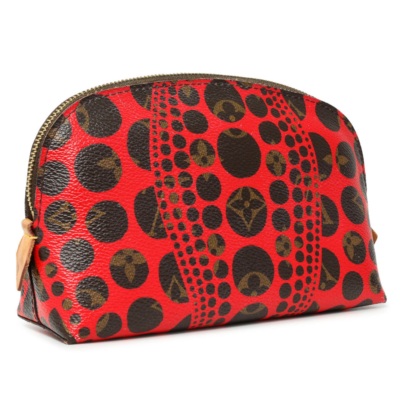 Exclusive Louis Vuitton Yayoi Kusama Monogram Pumpkin Dots Cosmetic Pouch — Side View